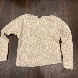 Zebra Print Sweater